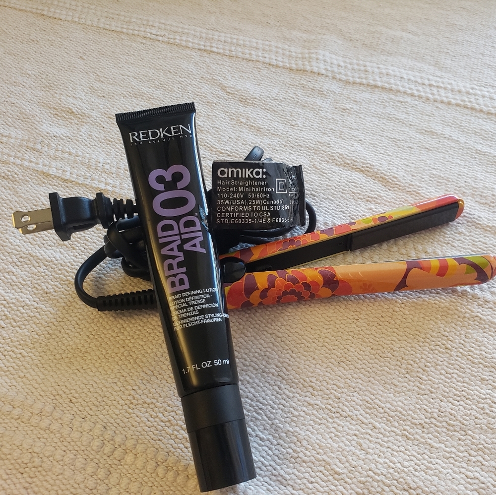 Redken Braid Aid 03/Mini Hair Straightener Amika